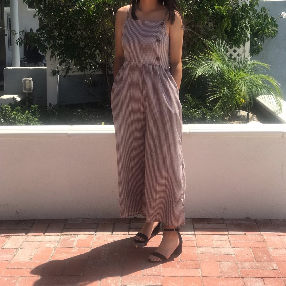Checkered Jumpsuit